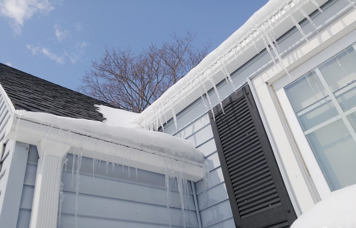 icicles Winterizing Home