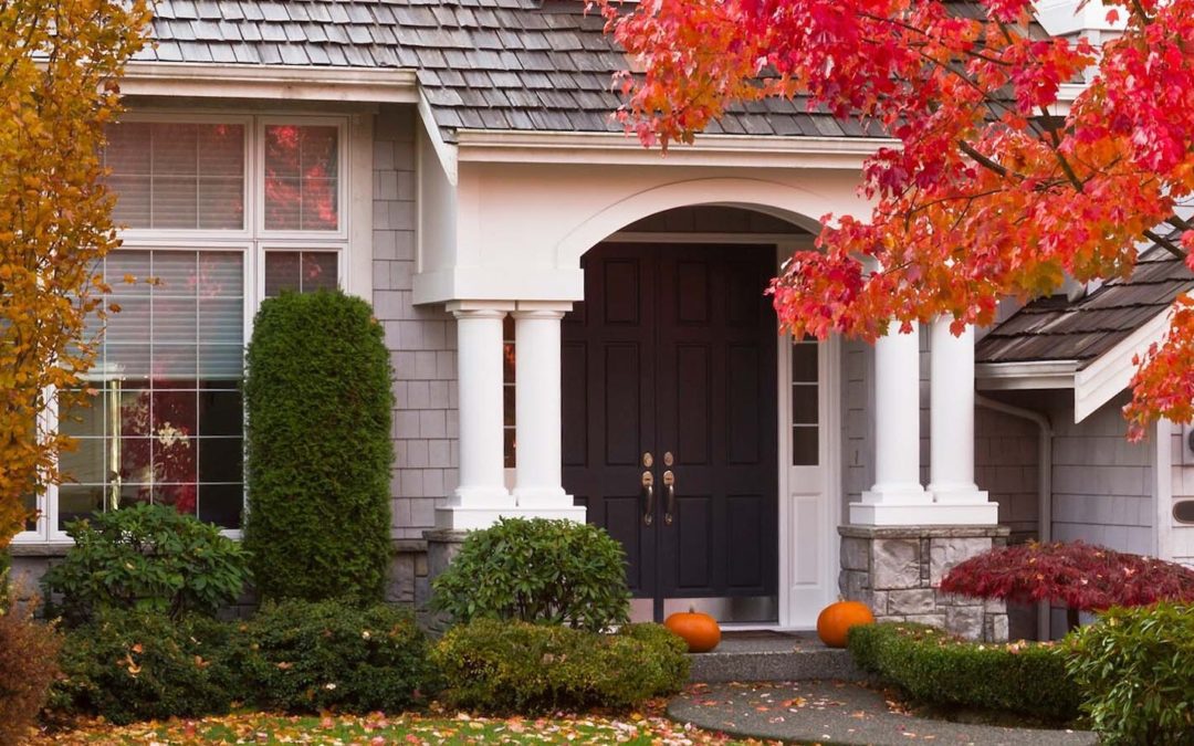 Exterior of Home in Autumn